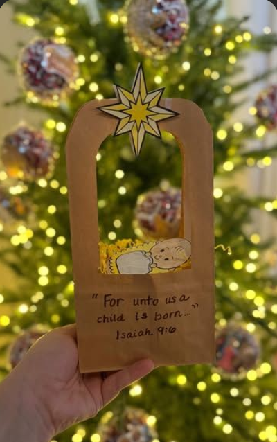 Baby Jesus in a Manger Craft