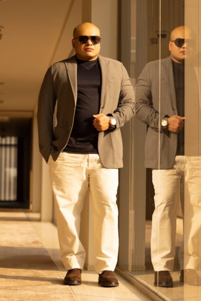 Casual Smart Look with Chinos and Shirt
