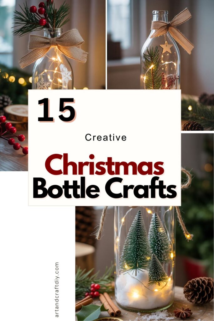 Christmas Bottle Crafts