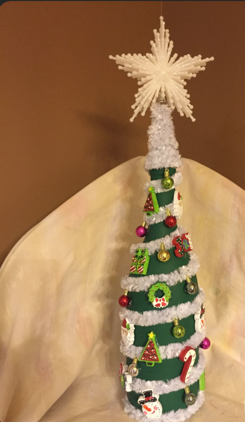 Christmas Tree Bottle Decor