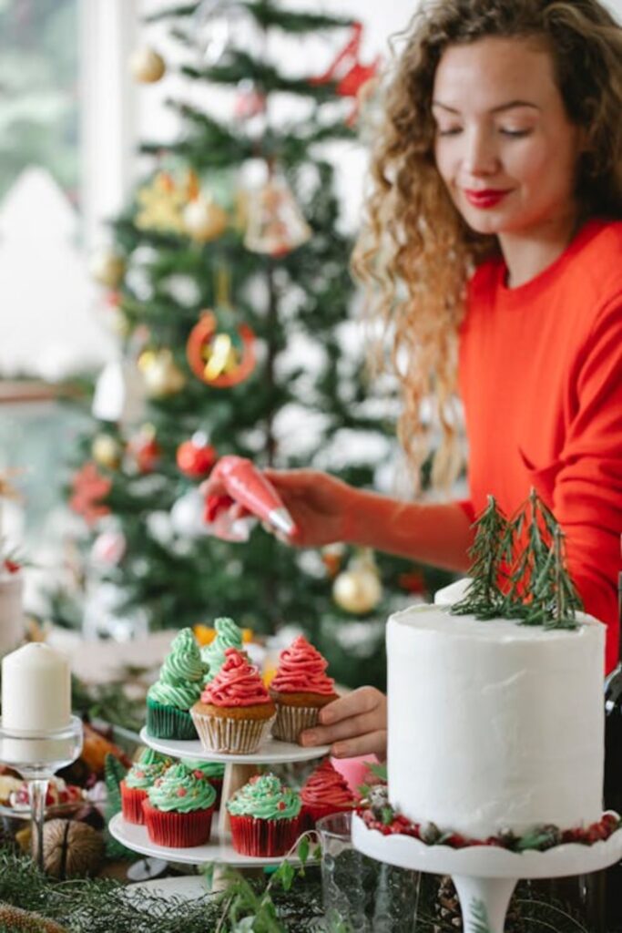 Christmas Tree Cupcakes