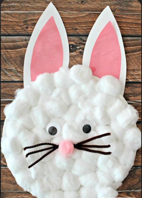 Cotton Ball Bunny