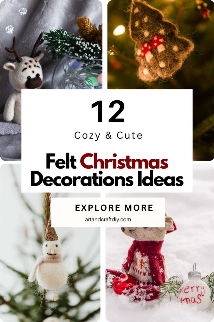 Felt Christmas Decorations Ideas