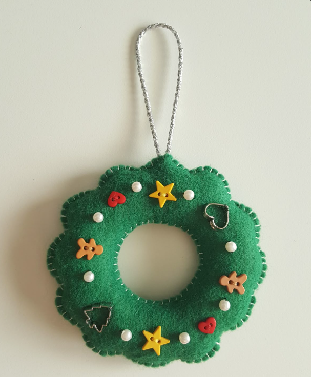Felt Christmas Wreath