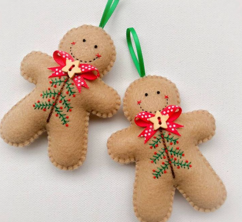Felt Gingerbread Man