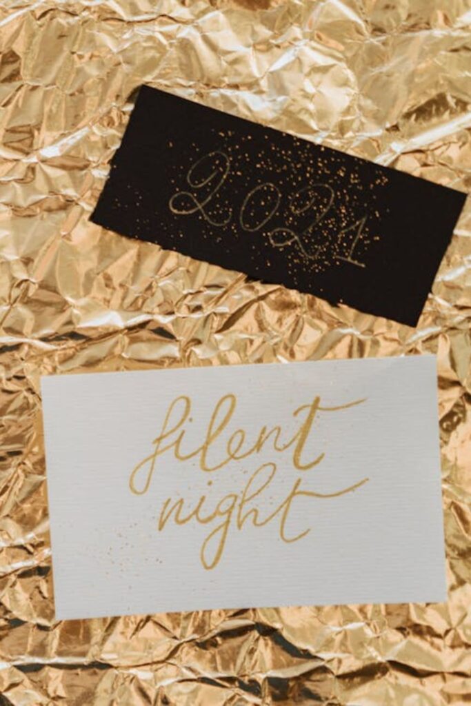 Gold Foil Elegance Card