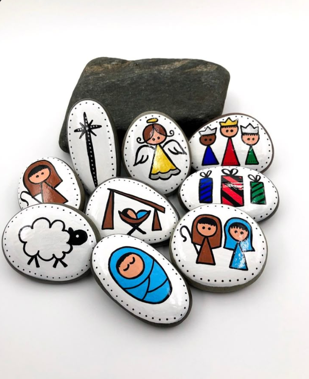 Nativity Story Stones