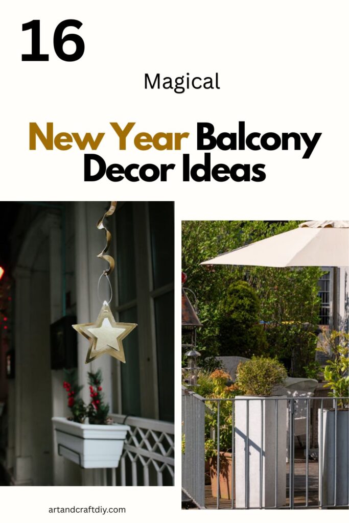 New Year Balcony Decor