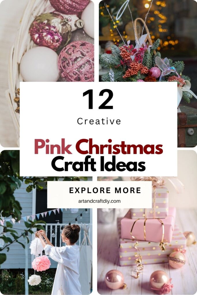 Pink Christmas Craft Ideas