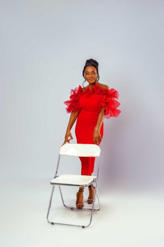 Red Tulle Fit-and-Flare