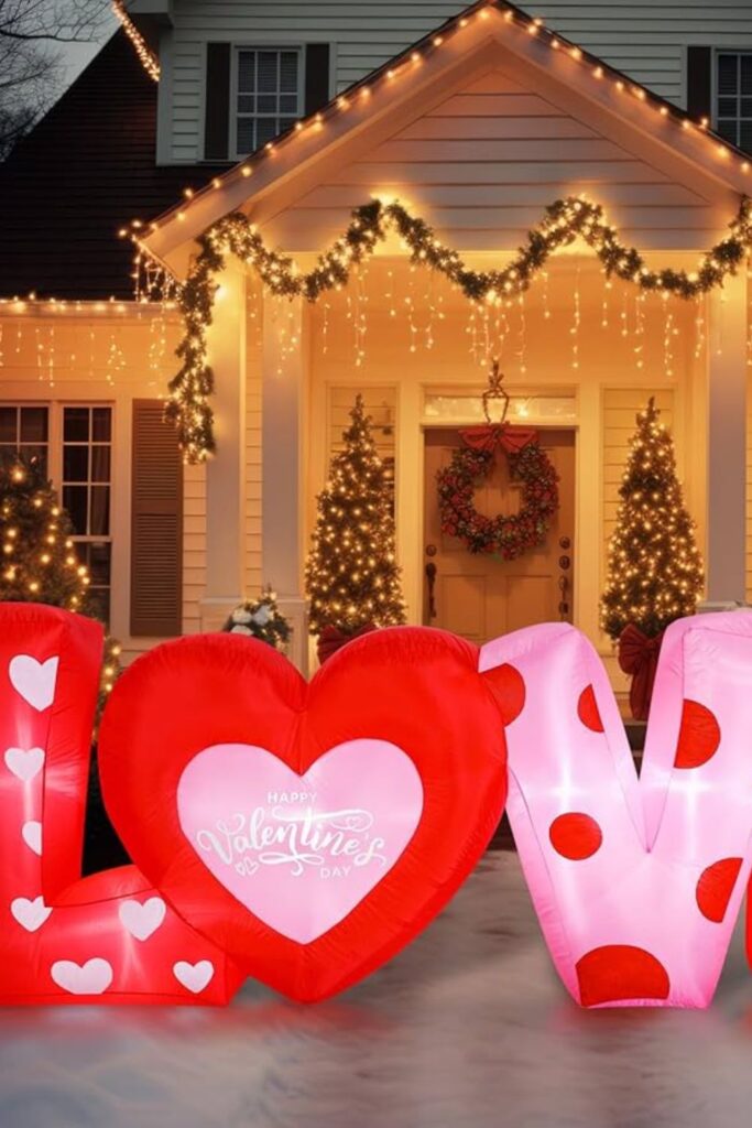 Balloon-Filled Valentine Party Decor