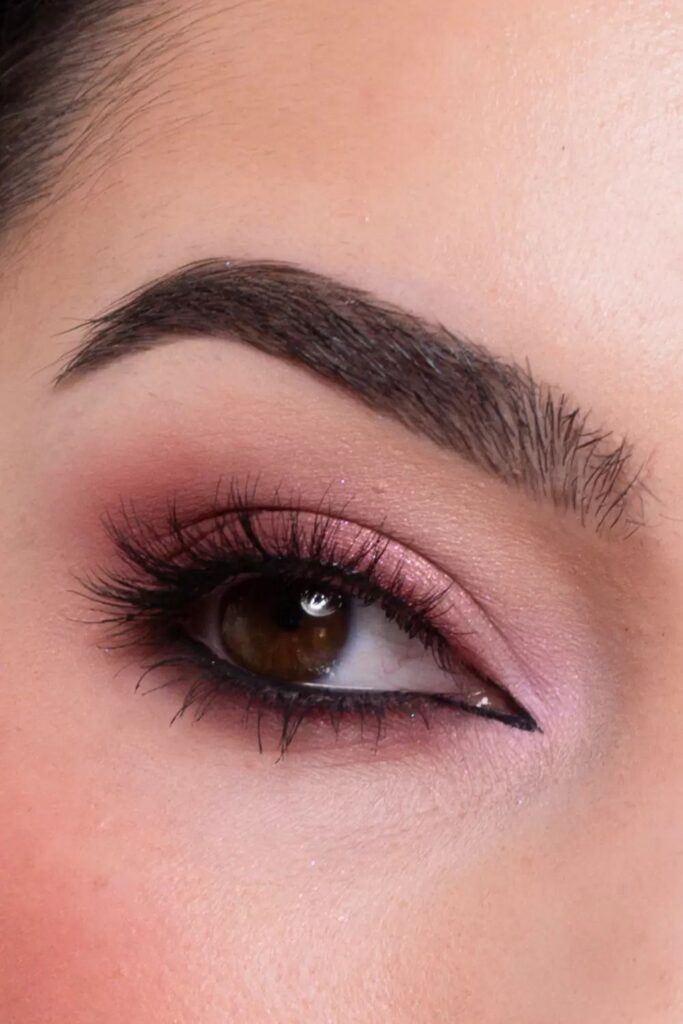 Bold Smokey Eye with Nude Lips