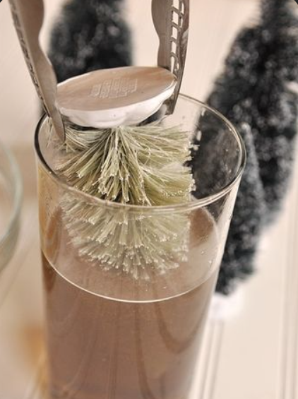 Bottle Brush Tree Setup