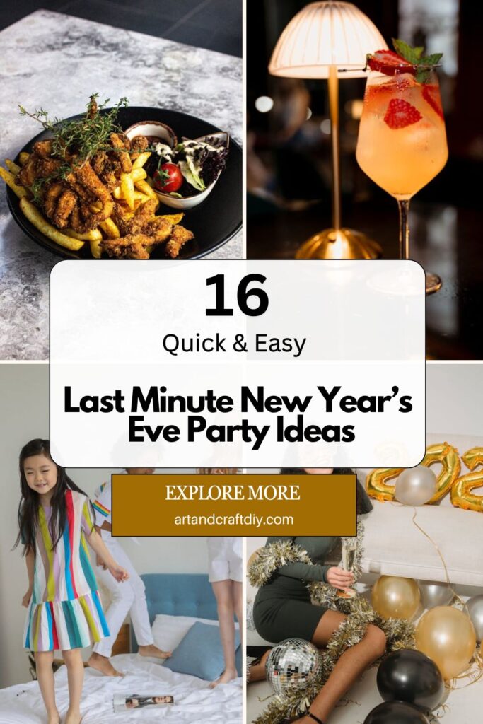 Last Minute New Year’s Eve Party Ideas