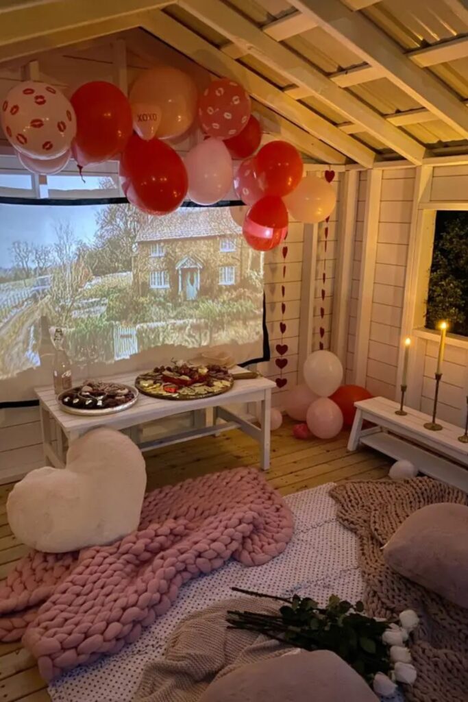 Movie Night Valentine Party