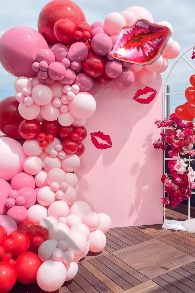 Pastel Valentine Photo Booth Backdrop