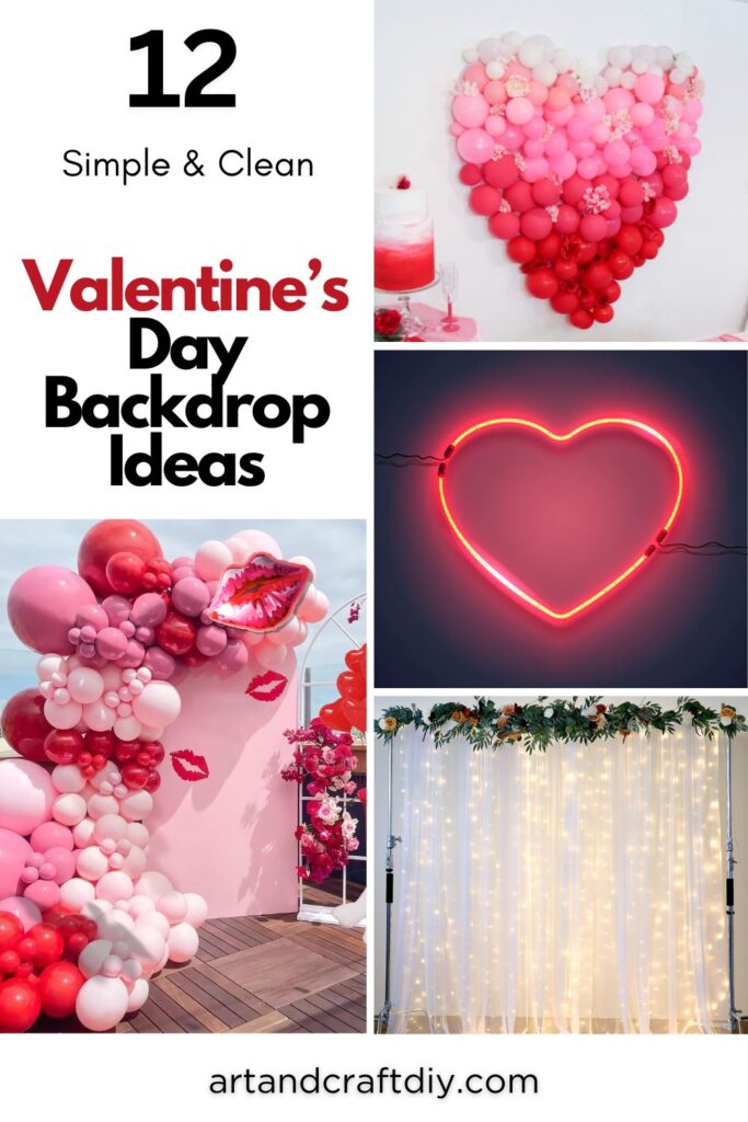 Valentine’s Day Backdrop Ideas