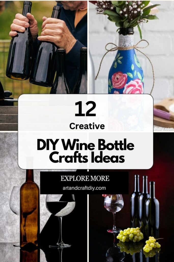 DIY Wine Bottle Crafts Ideas