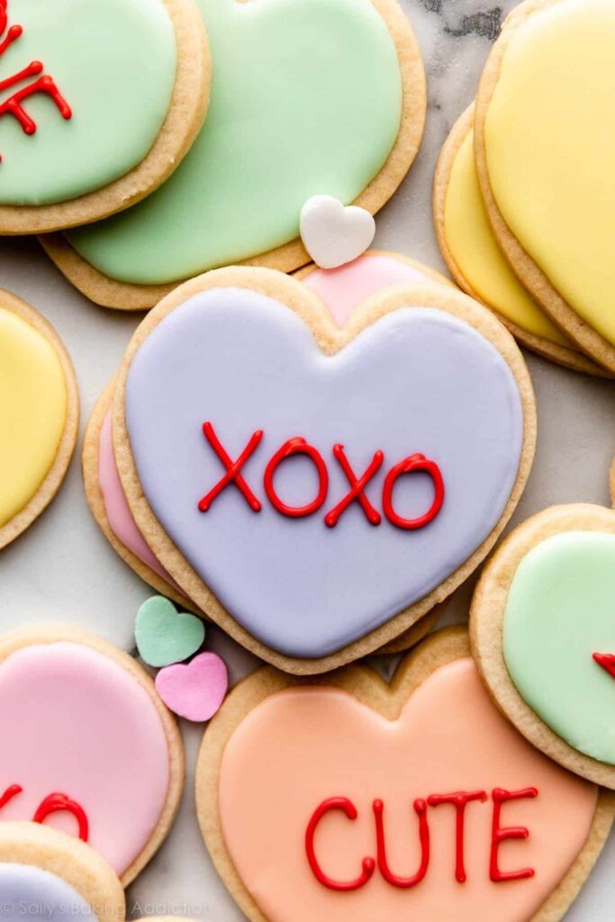 Love-Themed Sugar Cookies