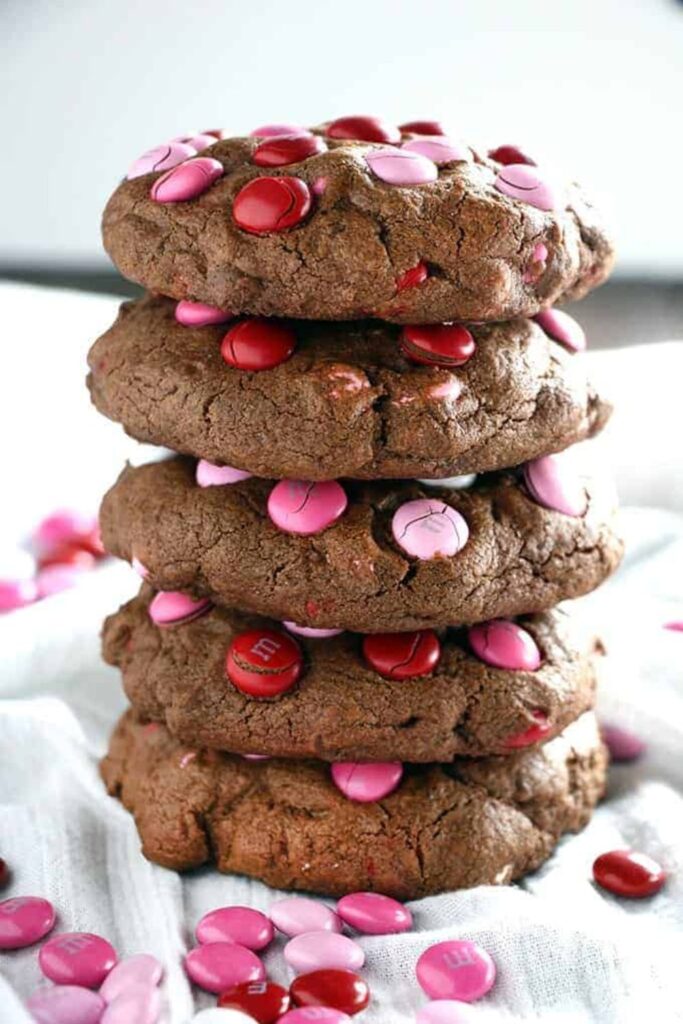 Pink Sprinkle Butter Cookies