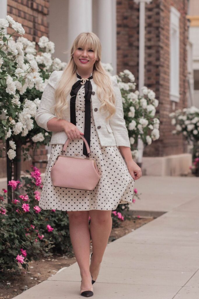 Polka Dot Shirt with Formal Pants
