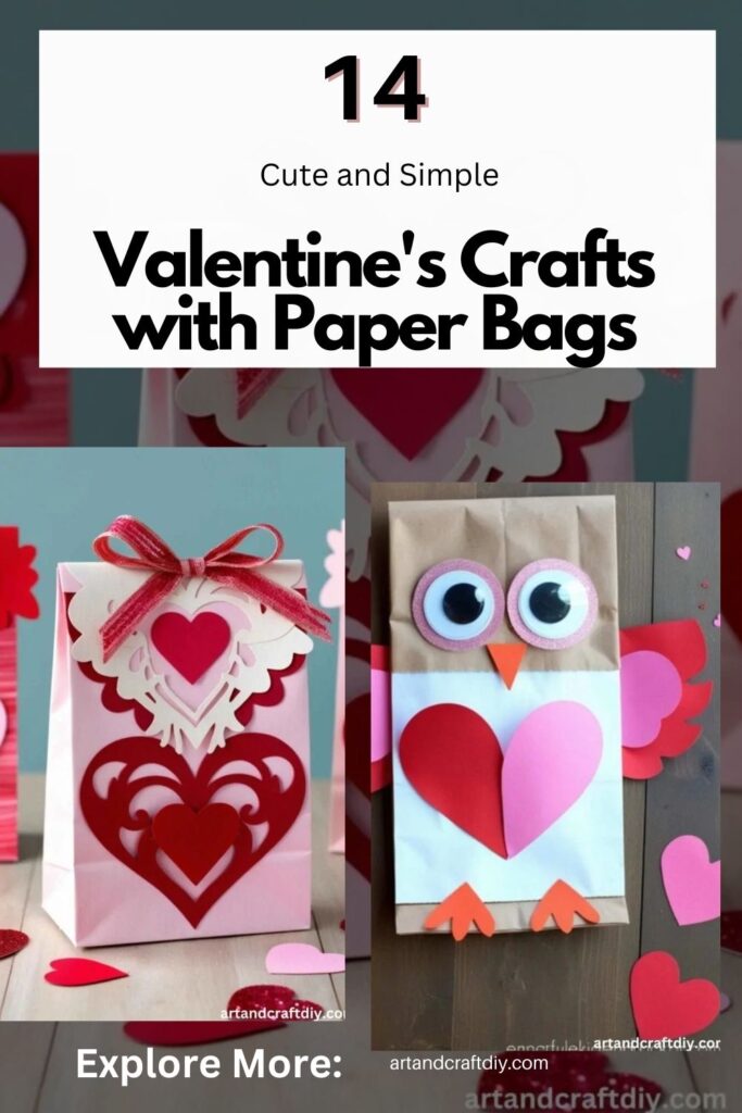 Valentine's Crafts with Paper Bags