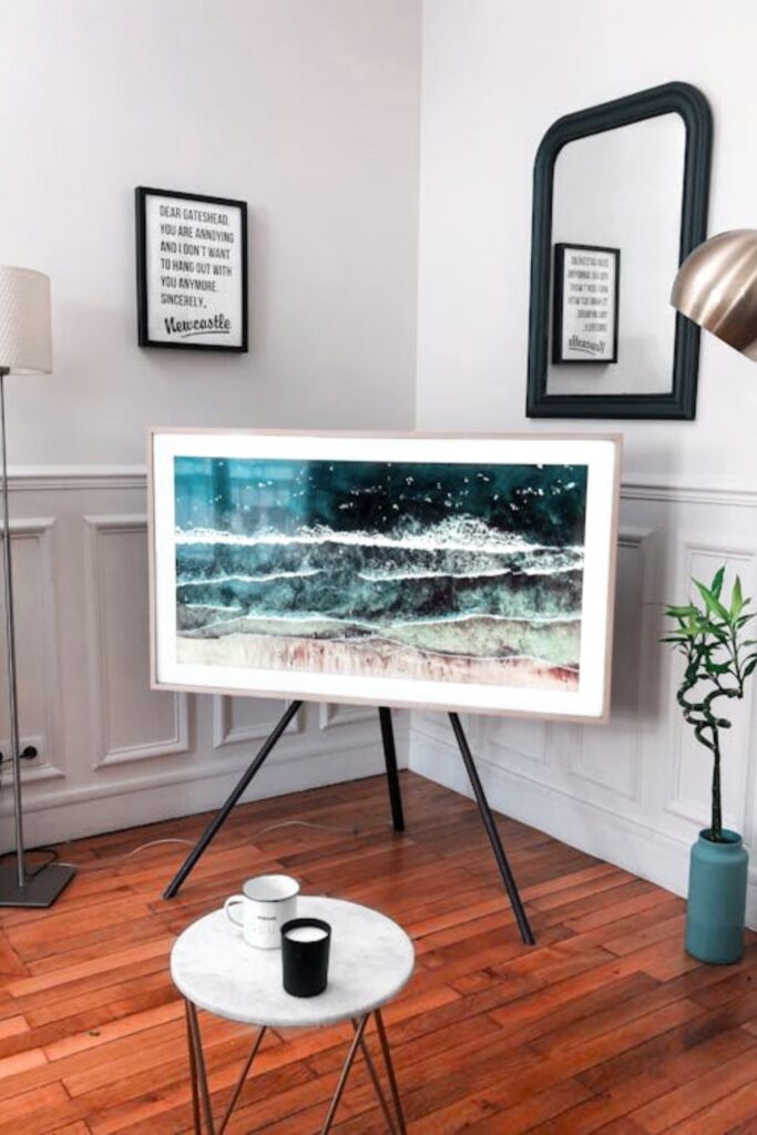 Coastal-Inspired Living Room