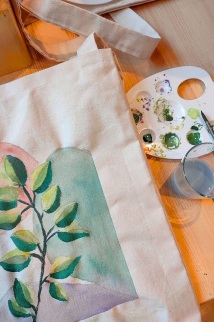 Custom Tote Bag Painting