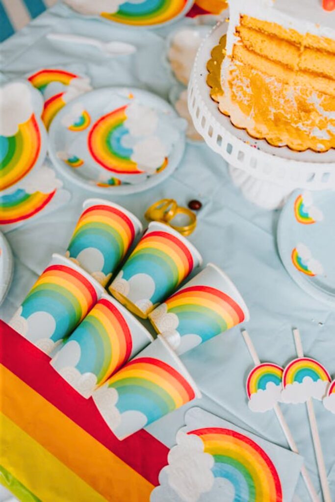 Rainbow Paper Plate Craft