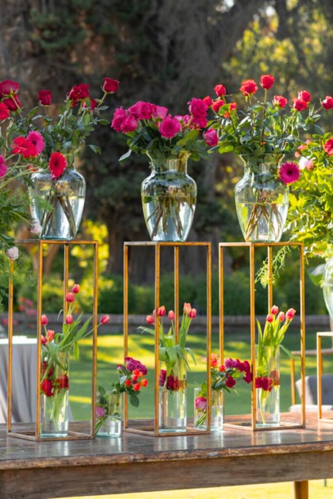 Rustic Garden-Inspired Table