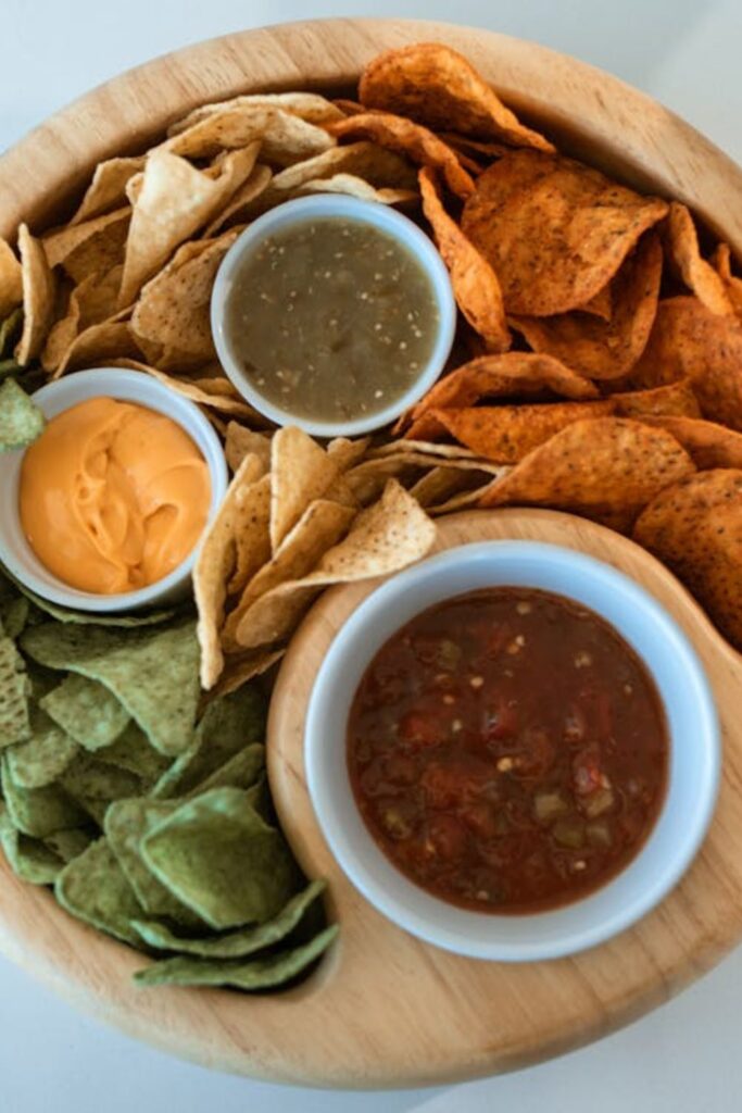 Dips & Chips Snack Board