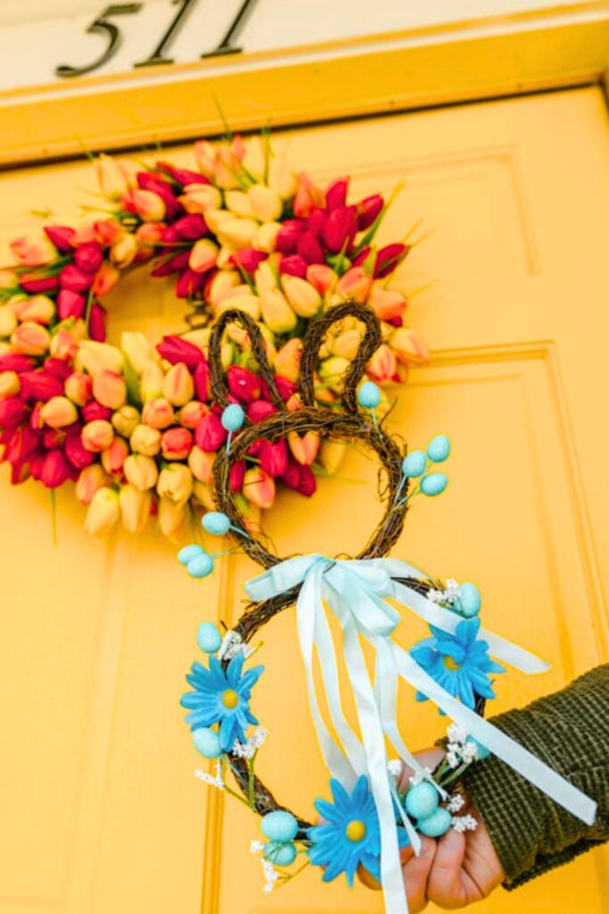 Floral Spring Door Wreath