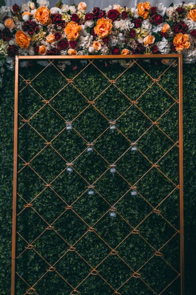 Flower Wall Photo Backdrop