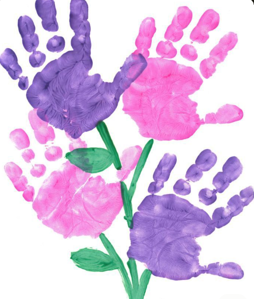 Handprint Flower Card