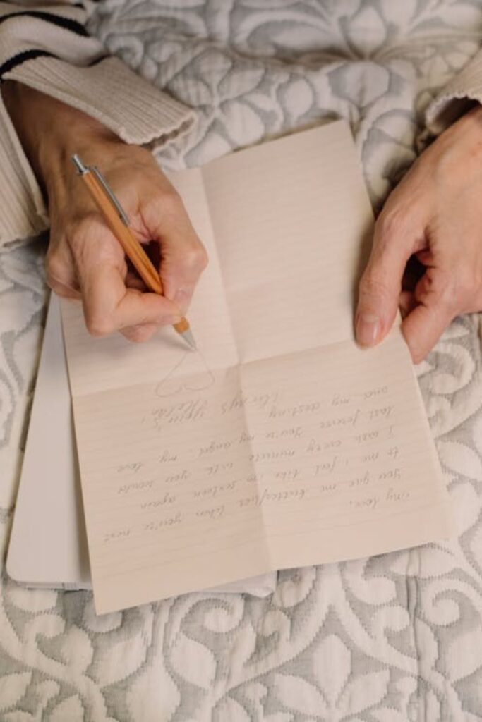 Handwritten Letter or Memory Jar
