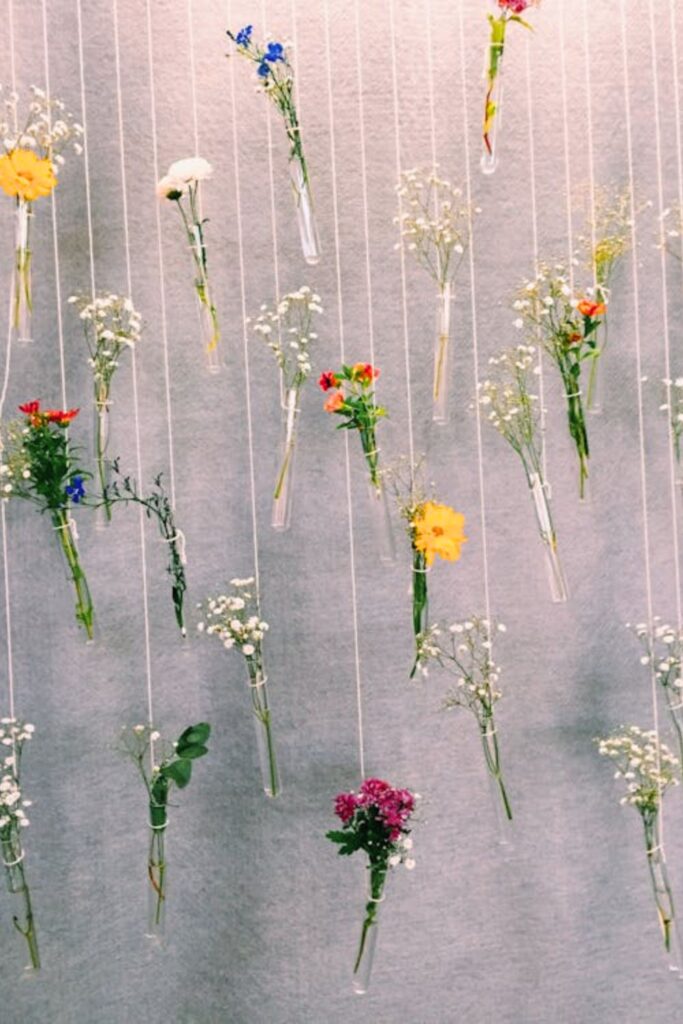 Hanging Flower Installations