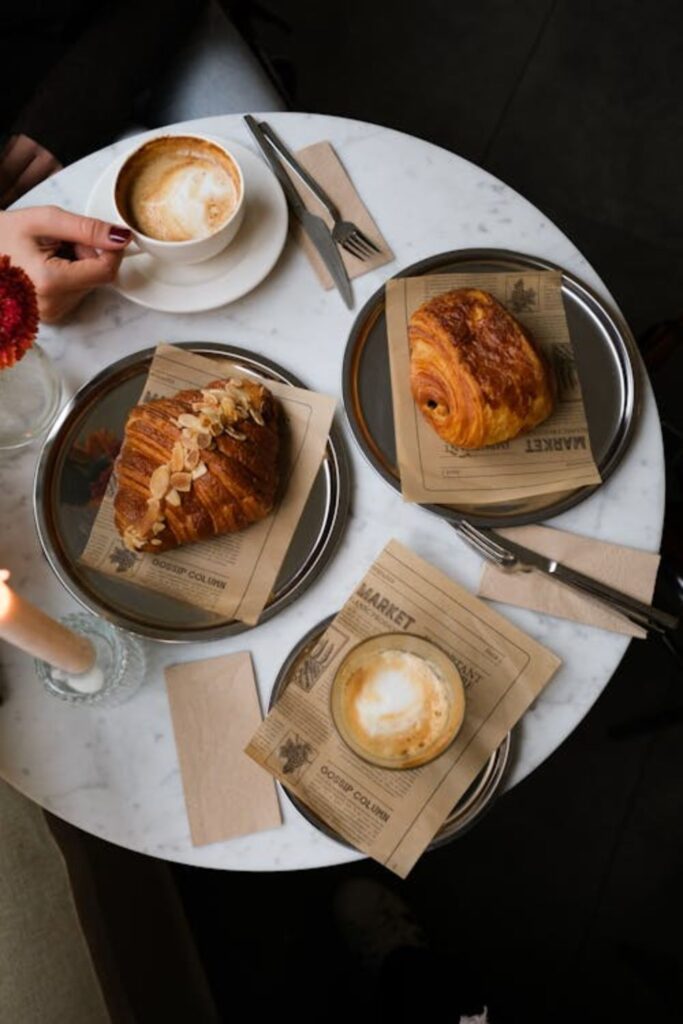 Modern Minimalist Brunch Table