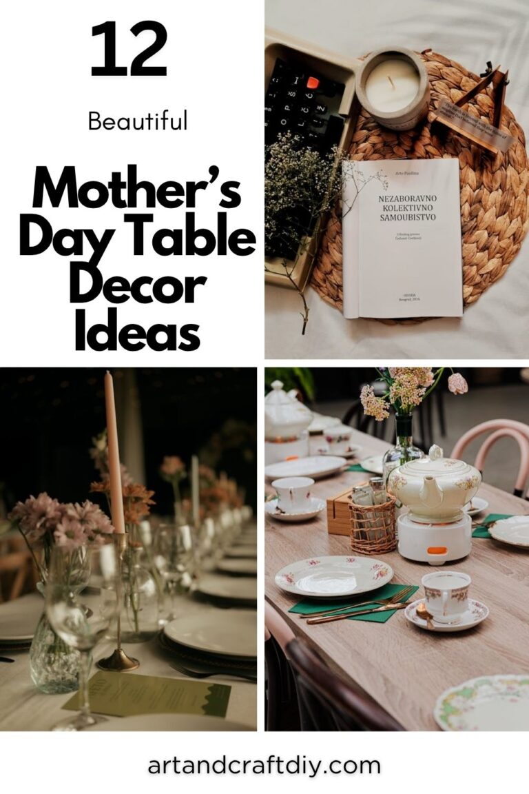 Beautiful Mother’s Day Table Decor Ideas - DIY Art and Crafts Ideas