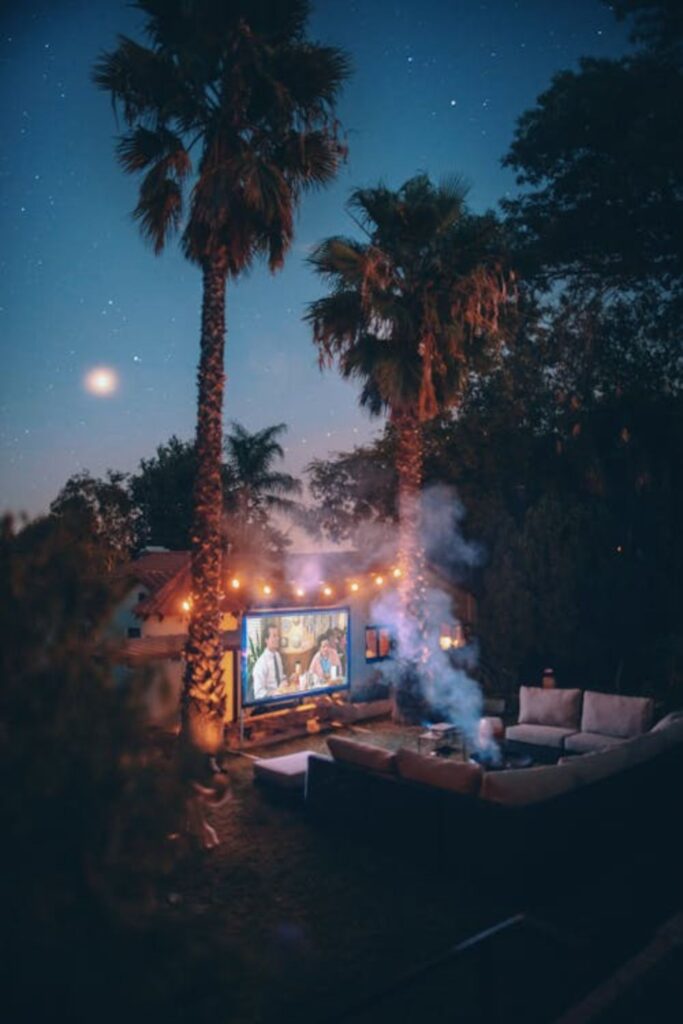 Outdoor Movie Night Celebration