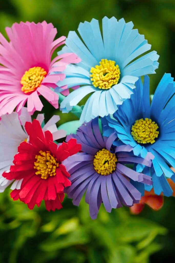 Paper Flower Spring Bouquet