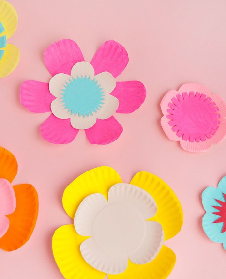 Paper Plate Flower Craft
