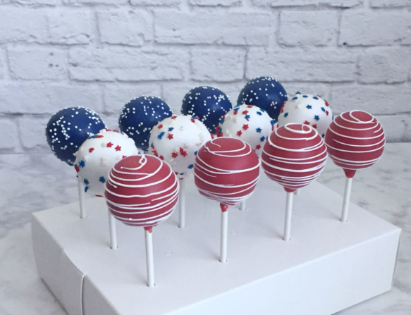 Patriotic Cake Pops