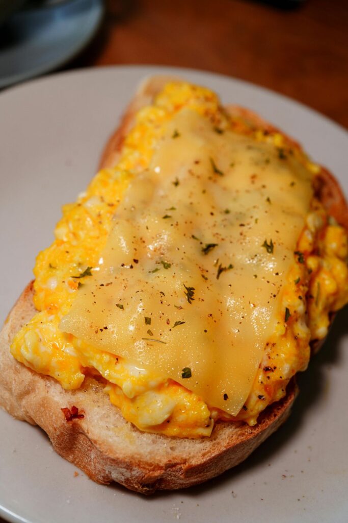 Scrambled Eggs and Toast Combo