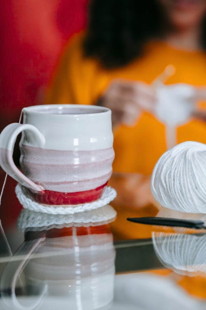 Spring Crochet Coasters