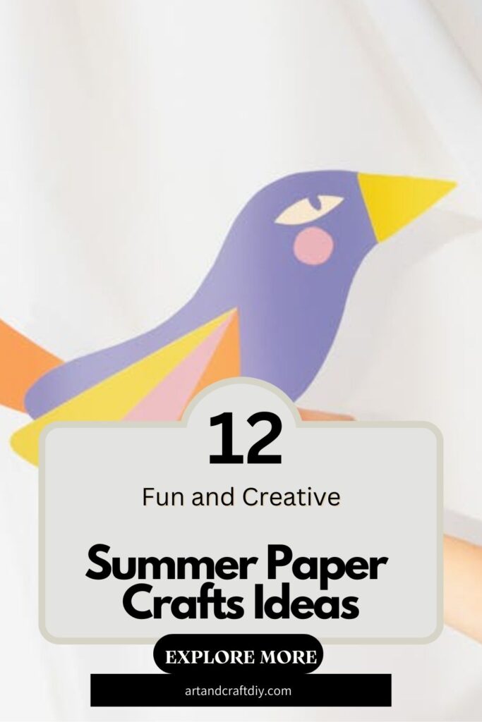 Summer Paper Crafts Ideas