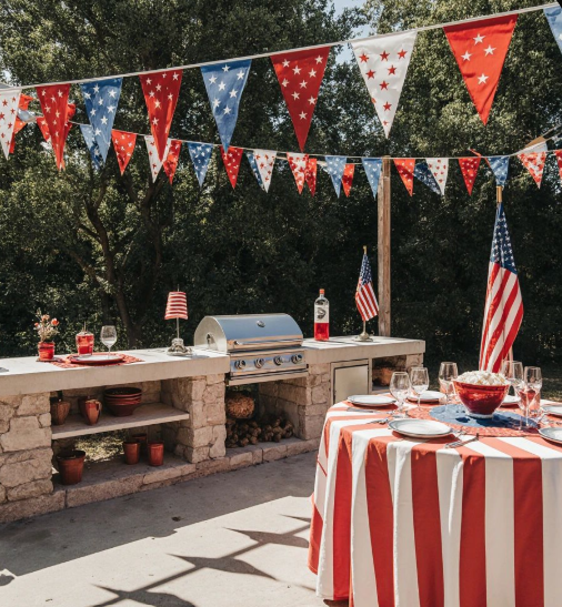 Vintage Americana Style Table