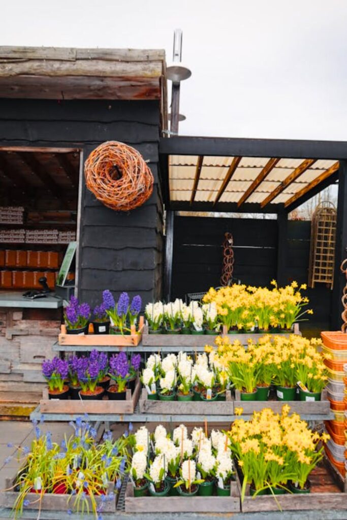 Wooden Crate Flower Displays