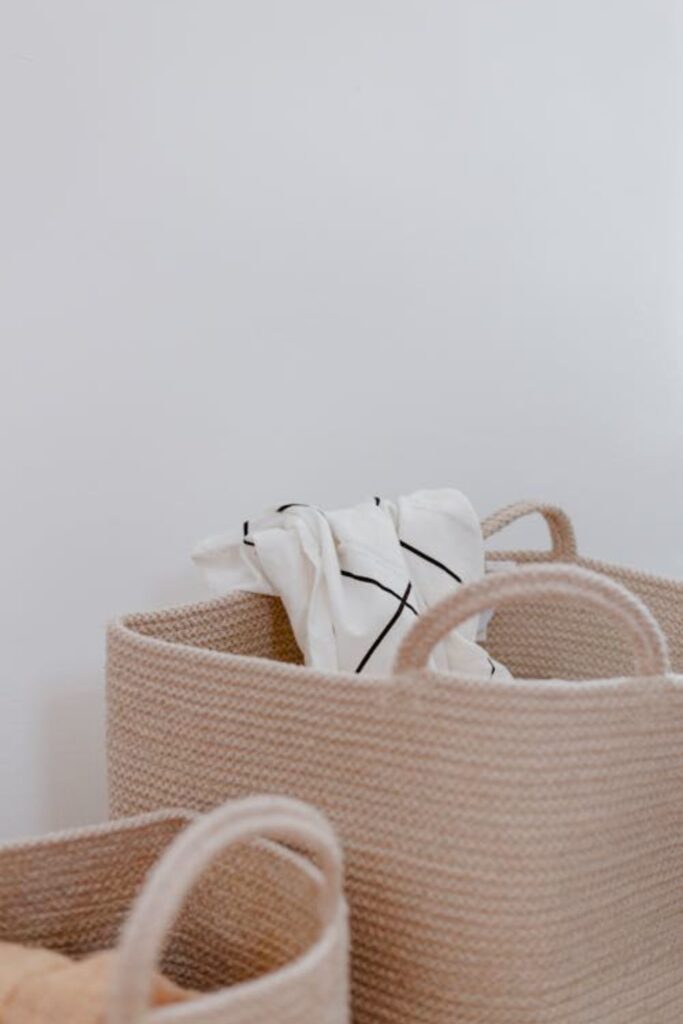 Woven Basket Storage Touches