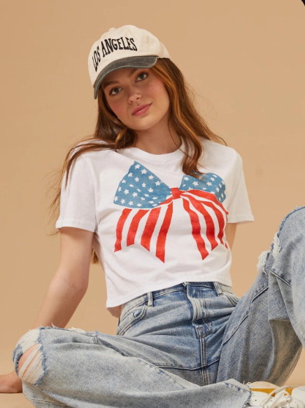 American Flag Graphic Tee Outfit