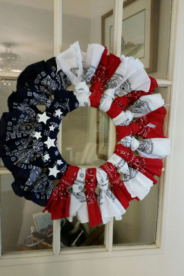 Bandana Patriotic Wreath